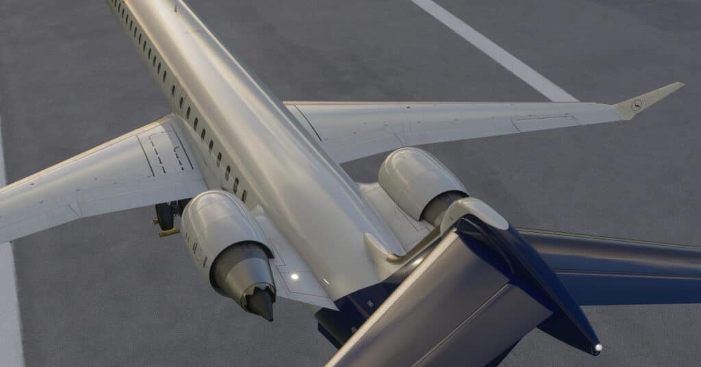 Erste Previews der CRJ 900/1000 von Aerosoft