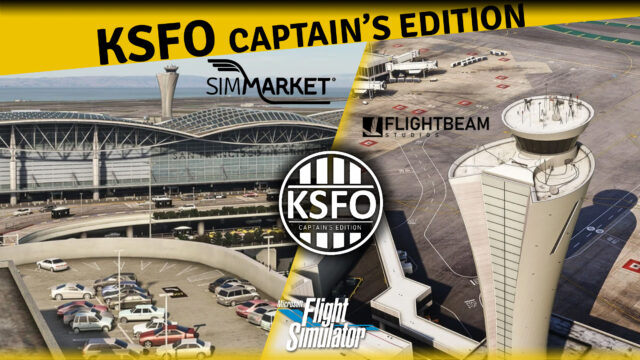 KSFO San Francisco Captain Edition für MSFS von Flightbeam Studios