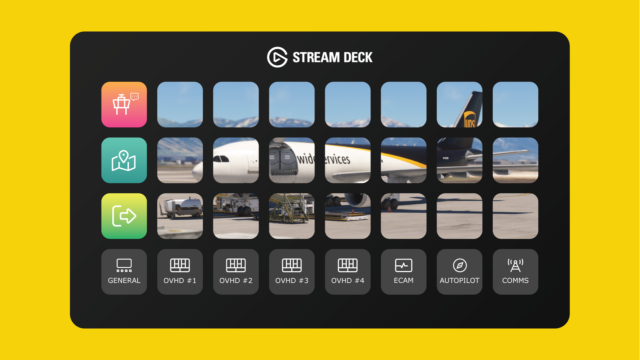 Neue Flugzeuge, neue Flight Panels Profile für Stream Decks