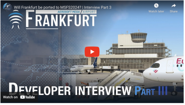 Aerosoft’s EDDF für den 05.09. angekündigt