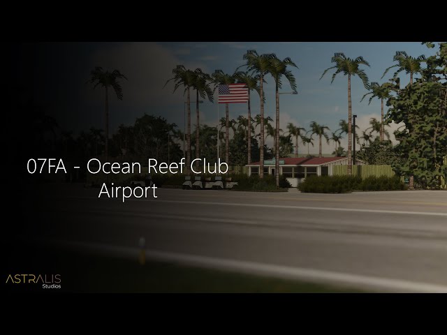 Exklusive Privatflughafen-Szenerie: Ocean Reef Club Airport für MSFS