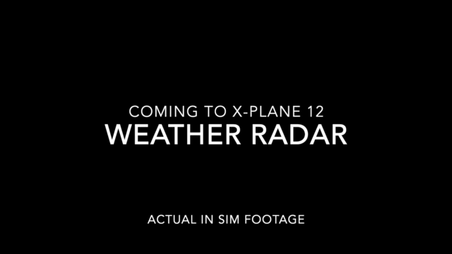 Wetter Radar! Nicht beim MSFS2024, aber wohl bei X-Plane!