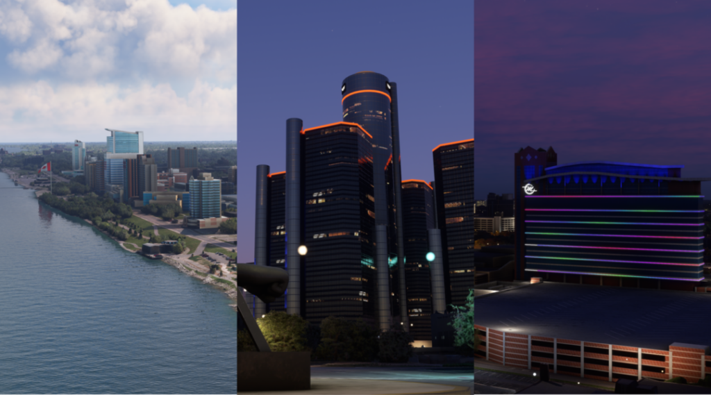 Landmarks Add-On lässt Detroit und Windsor City lebendig werden