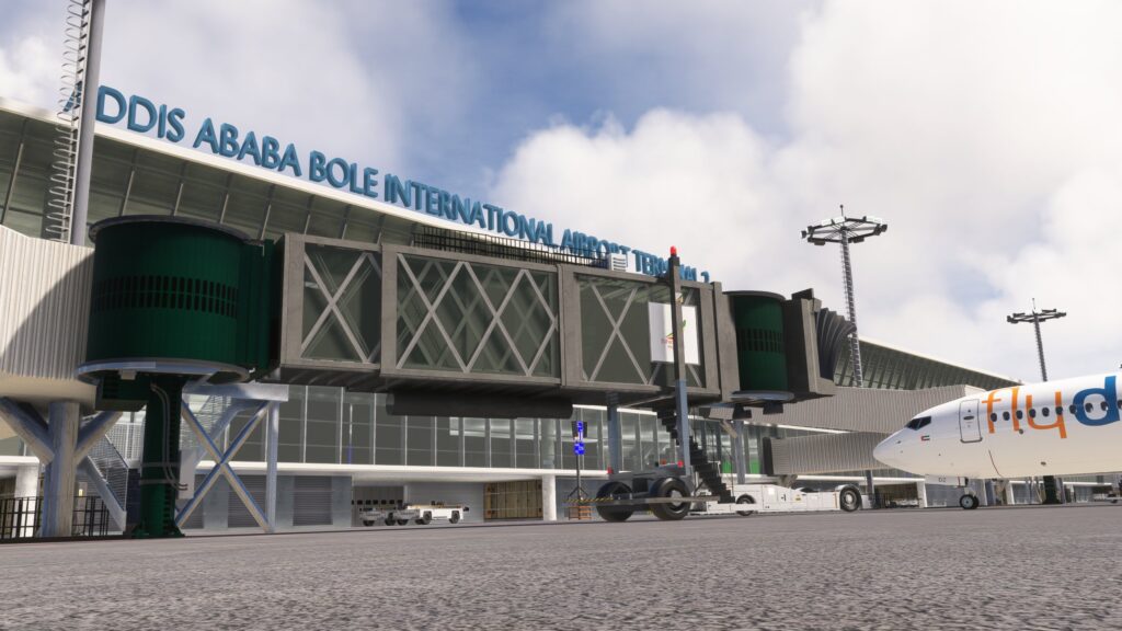 Afrika I: Flughafen Addis Abeba Bole HAAB