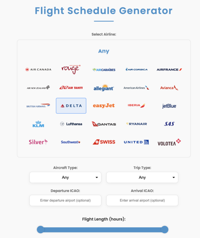 iFlySimX: iFly Schedules – v0.6 Alpha