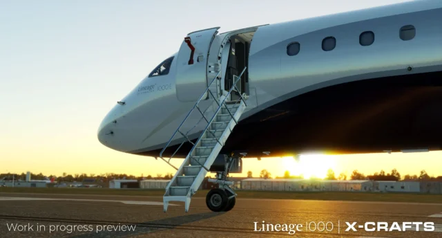 X-Crafts: Entwicklungsupdate zur Embraer Lineage 1000