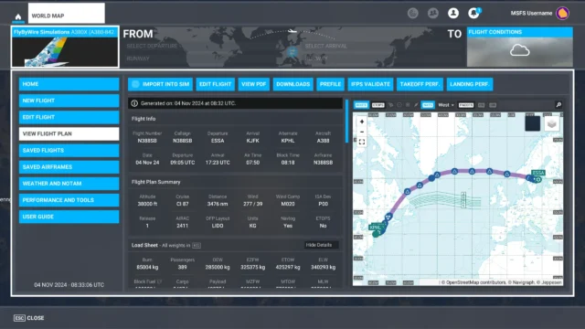 SimBrief Dispatch für MSFS ist da!