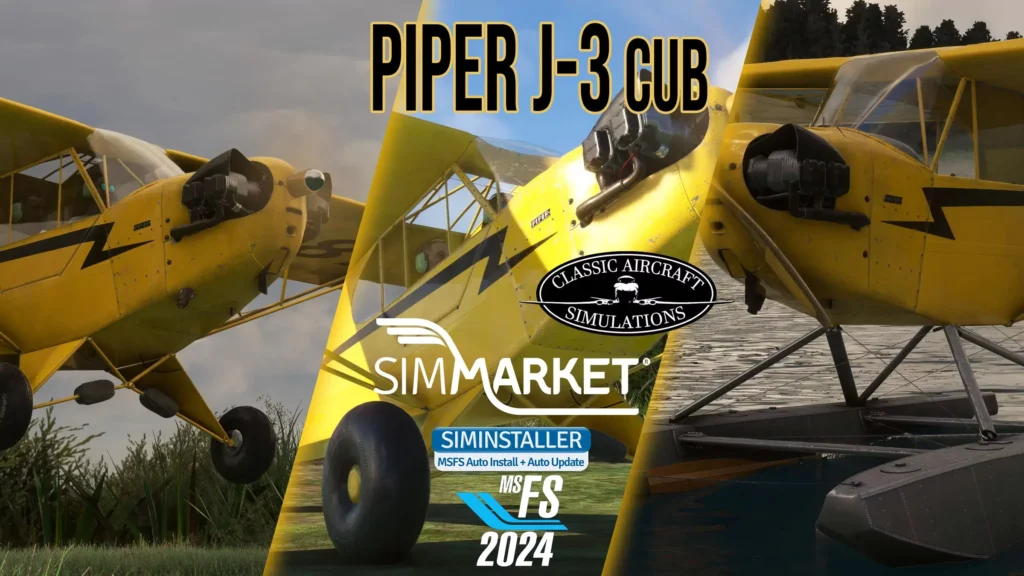 Legendäre Piper J-3 Cub jetzt für Microsoft Flight Simulator 2024 verfügbar!